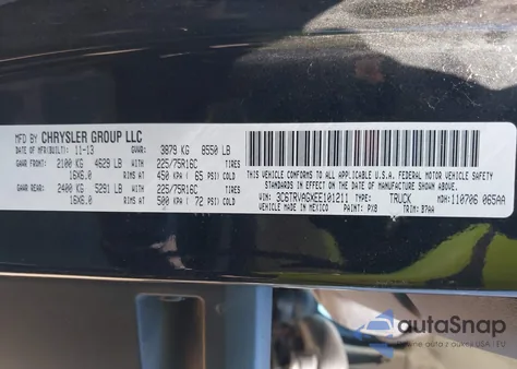 2014 Ram Promaster 1500 Low Roof z USA, uszkodzony, nr VIN 3C6TRVAGXEE101211